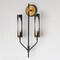 Maxim Lighting Regent 2-Light Wall Sconce, Black/Antique Brass 16170CLBKAB - alternate 4